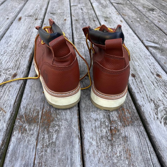 ROCKROOSTER AP360 Wedge ASTM EH Steel toe Slip Oil Resistant Wedge Boot Men's 10 - Picture 4 of 8